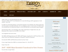 Tablet Screenshot of nerolarp.com